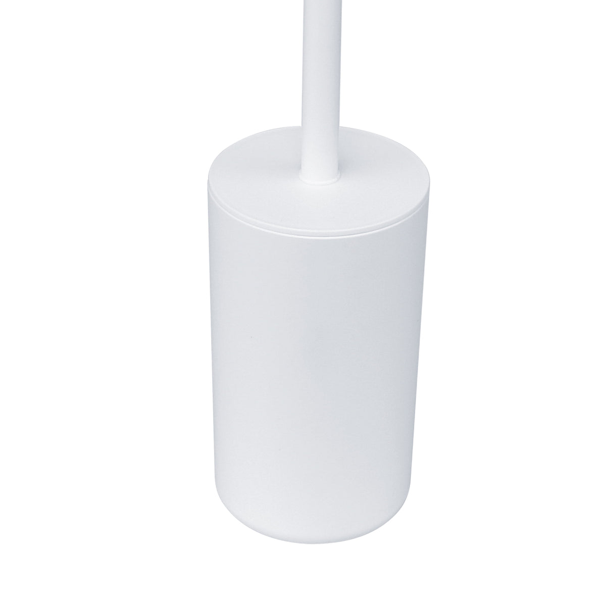 Mainstays Basics Plastic Toilet Brush and Holder Set, White