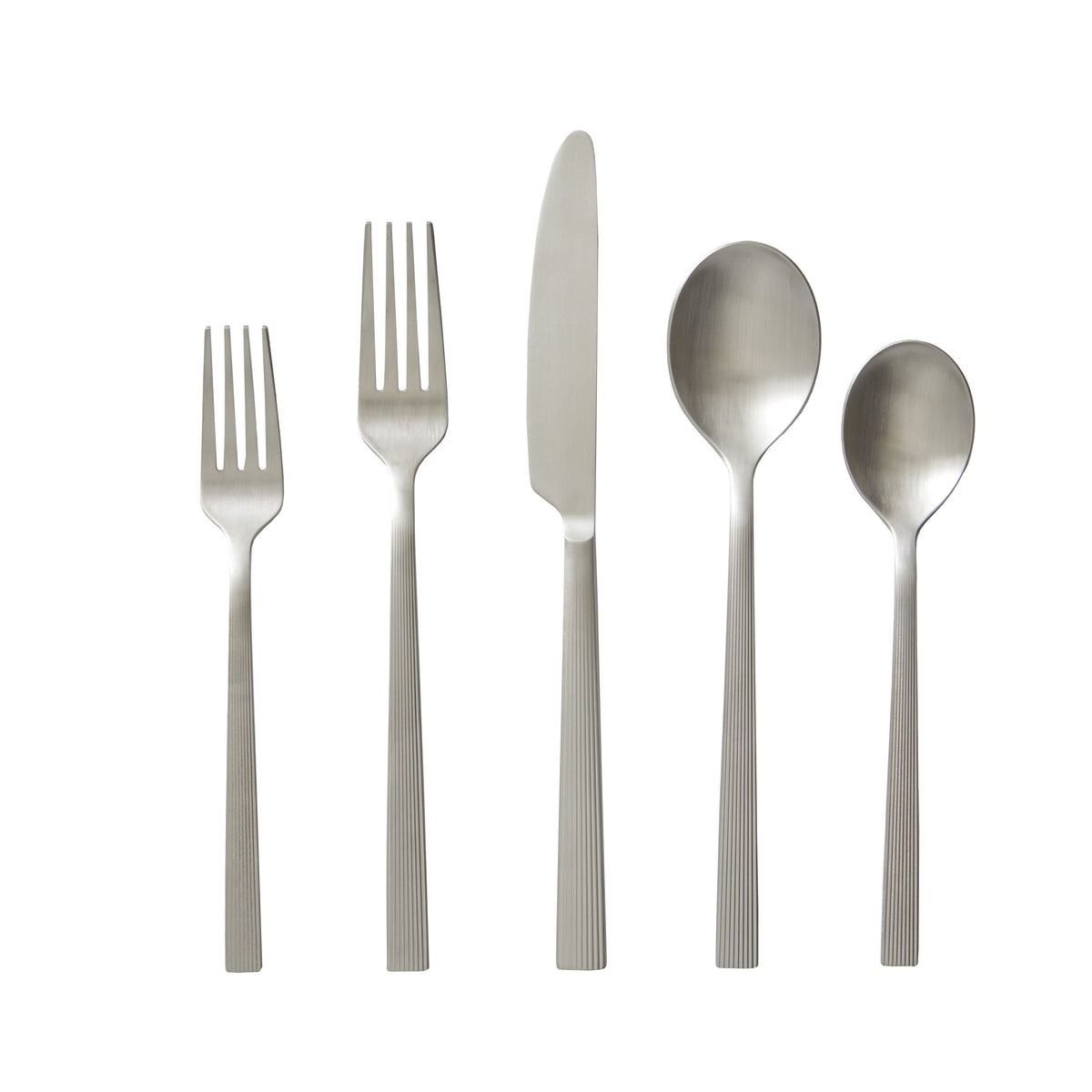 Better Homes & Gardens River Stainless Steel Flatware Set, Black Finish, 20-Piece